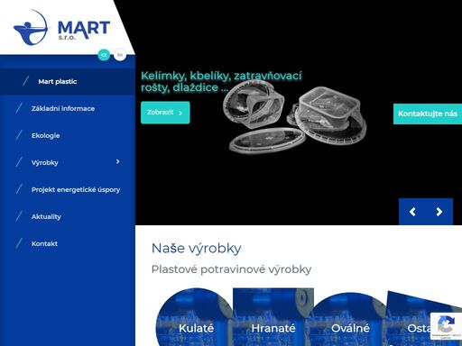 firma mart v.o.s. je významným českým výrobcem v oboru plastové výrobky pro potravinářský, chemický a stavební průmysl jako např.: kelímky, kbelíky... dalším produktem jsou plastové zatravňovací rošty-dlaždice, dlažba
