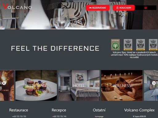 volcano complex se nachází v klidném prostředí na praze 5. business oběd, romantický víkend, hotel, fitness, wellness, parkování zdarma.