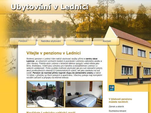 ubytování v lednici na moravě