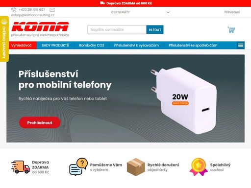 vyrábíme sáčky do vysavačů koma. pytlíky můžete snadno a rychle vyhledat. nabízíme sáčky do vysavače pro všechny známé výrobce jako je aeg, electrolux, eta, rowenta, zelmer. zboží vám rychle dodáme včetně možnosti dopravy zdarma nad 600kč. výdejní místo praha 9. dále nabízíme hepa filtry, hadice a vůně do vysavačů