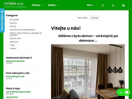 vítejte u nás!. děláme z bytu domov - od kolejnic po dekorace ...
