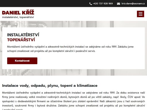 provádíme kompletní instalatérské a topenářské práce. zabýváme se montážemi vytápění, vodovodů, tepelných čerpadel, plynovodů, kanalizací atd.