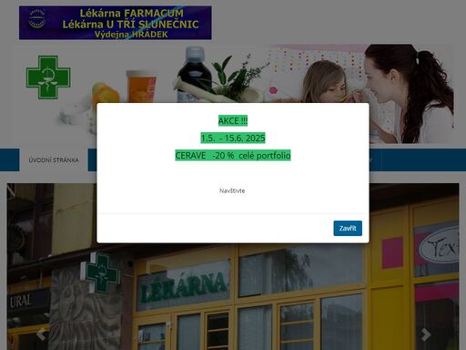 lékárna rokycany farmacum, lékárna u tří slunečnic, výdejna hrádek