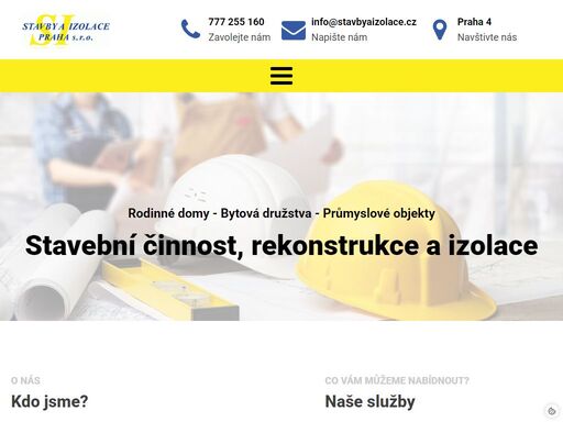 veškeré stavební a izolační práce provádíme zejména v praze a okolí, ale není pro nás problém přijet kamkoliv v české republice.