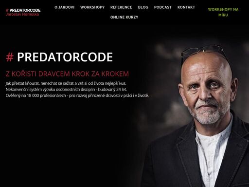 jak přestat kňourat, nenechat se sežrat a vzít si od života nejlepší kus. nekonvenční systém výcviku osobnostních disciplin - budovaný 24 let - ověřený na 18 000 profesionálech - pro rozvoj přirozené dravosti v práci i v životě.
