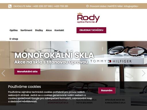oční optika pankrác - značkové dioptrické, multifokální i sluneční brýle, kontaktní čočky, brýlové obruby. optometrie, meření zraku a oční ordinace.
