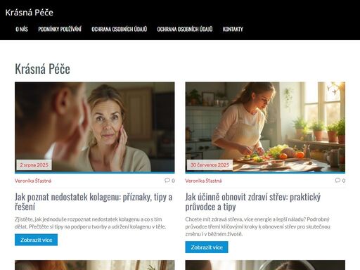 krásná péče je váš online průvodce světem kosmetiky a zdravé pokožky. na našem webu naleznete kompletní informace o depilaci, dermokosmetice, manikúře, pedikúře a péči o pleť. objevte nejlepší produkty pro pleťovou a tělovou kosmetiku, včetně speciálních řad pro péči o vlasy. zajímáte se o zdraví zevnitř? vyzkoušejte naše kolagenové doplňky, probiotika a multivitamíny pro detoxikaci a lepší pohodu. u nás najdete vše pro vaši krásu a zdraví.