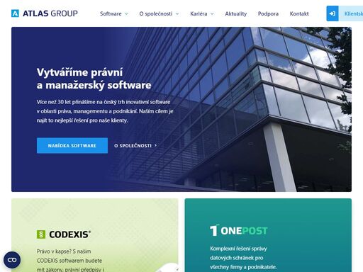 více než 30 let přinášíme na český trh inovativní software v oblasti práva, managementu a podnikání. naším cílem je najít to nejlepší řešení pro naše klienty.