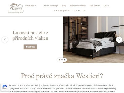 objevte přírodní matrace a postele na míru westieri. jedinečný design a vybírané materiály, které se perfektně hodí do vašeho interiéru.