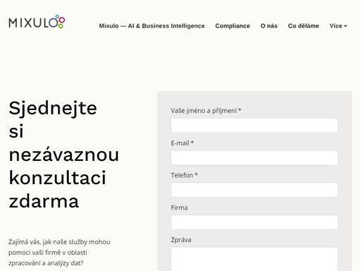 přetvoříme vaše data ve strategický nástroj