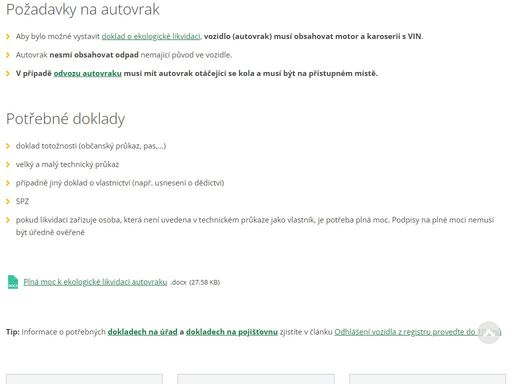 vykupujeme autovraky a provádíme ekologickou likvidaci včetně vystavení originálního dokladu. autovraky zpracováváme na nejmodernějším zařízení v české republice.