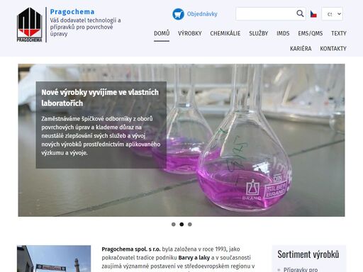 společnost se zabývá vývojem, výrobou, prodejem a servisem speciálních chemických přípravků, včetně prodeje základních chemikálií a souvisejícími službami.