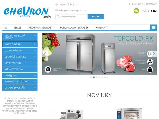 homepage, petr hrůza - chevron gastro