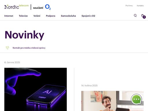 bez sekání. bez starostí. na zelenou. poskytujeme pevný internet nebo třeba vychytanou iptv. objevte všechny naše telekomunikační služby.