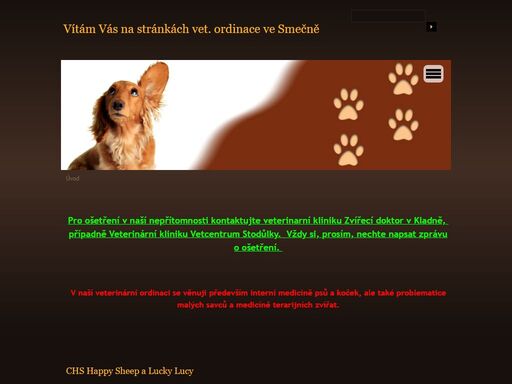 veterinární ordinace smečno