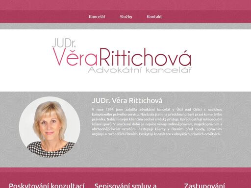 advokátní kancelář judr. věry rittichové v ústí nad orlicí