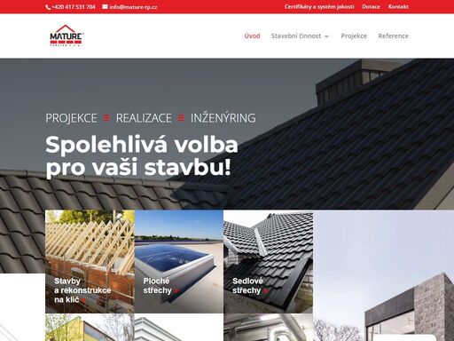 mature teplice s.r.o. poskytuje služby v oblasti staveb, rekonstrukcí domů,  revitalizace bytových domů včetně zateplení fasád, opláštění a průmyslové izolace. kontaktujte nás.