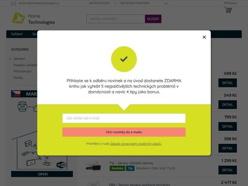 smar home technologie od ceského výrobce home technologies s.r.o. nabízíme unikátní chytré zarízení pro merení teploty, sledování obsahu poštovní schránky nebo rízení svetel v domácnosti. vše pripojeno pres sít wi-fine nebo lan