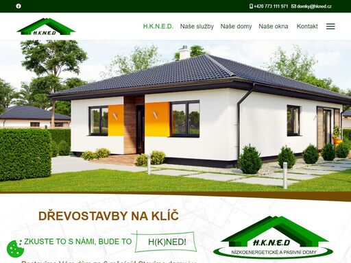 dřevostavby na klíč. hkned s.r.o. hradec králové stavbu domů na klíč realizujeme po celé Čr.
