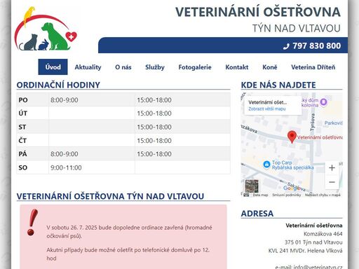 www.veterinatyn.cz