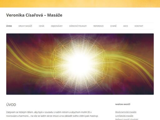 zabývám se lidským tělem, aby bylo v souladu s naším nitrem a abychom mohli žít v rovnováze a harmonii... na vše se ladím skrze intuici a na základě svého cítění pak masíruji. s láskou veronika