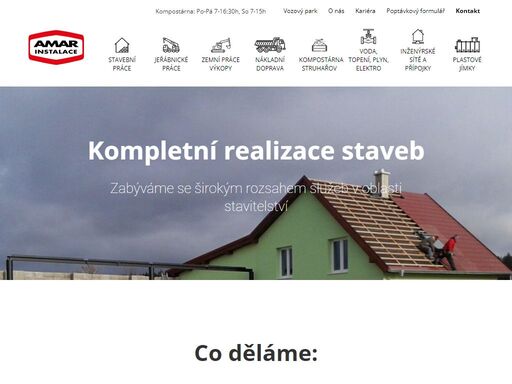 zabýváme se širokým rozsahem služeb v oblasti pozemního stavitelství. stavíme, rekonstruujeme, bouráme. provádíme zemní a výkopové práce, vlastníme bezvýkopové technologie. provádíme instalatérské, topenářské a plynařské práce. nově vyrábíme a instalujeme plastové nádrže a septiky.