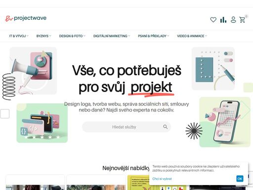 jsme první online tržiště profesionálních služeb. připoj se k nám a prodávej nebo nakupuj služby tak snadno jako nikdy. s námi na to nejsi sám.