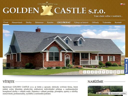 golden castle s.r.o. je vaše zlatá volba v realitách...