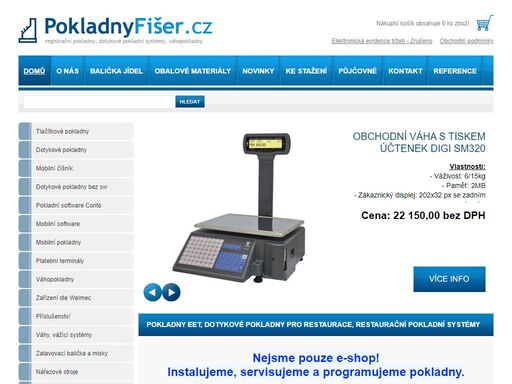  dotykové pokladny, pokladní systémy a registrační pokladny,váhy