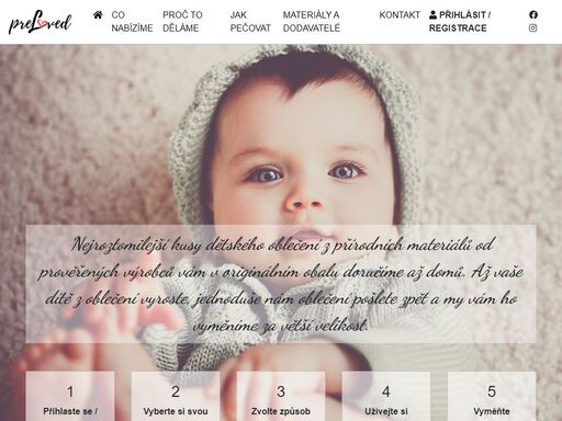 preloved.cz - pronájem dětského oblečení a doplňků