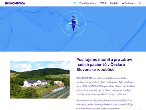 imunomedica je moderní česká farmaceutická společnost se sídlem v ústí nad labem. byla založena v roce 1996. imunomedica podniká v oblasti výroby léčiv,