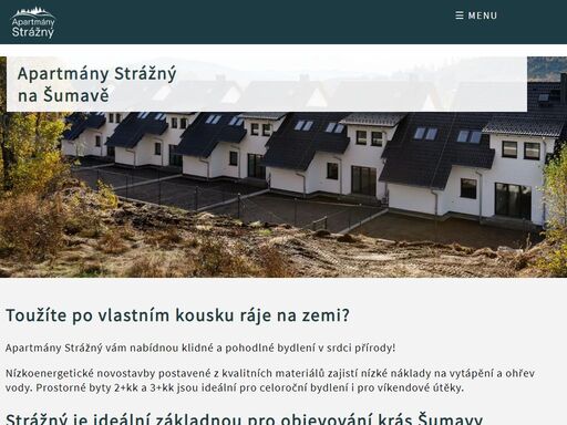 apartmány strážný na šumavě