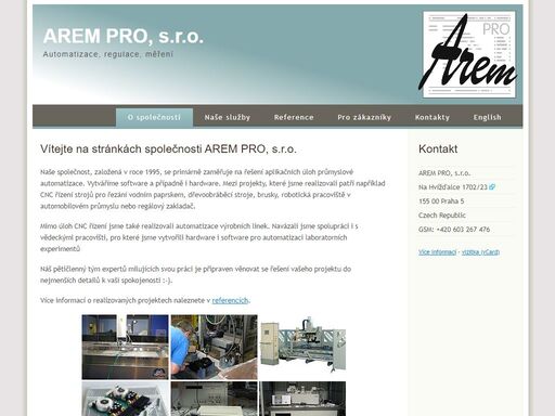 firemní prezentace arem pro, s.r.o.