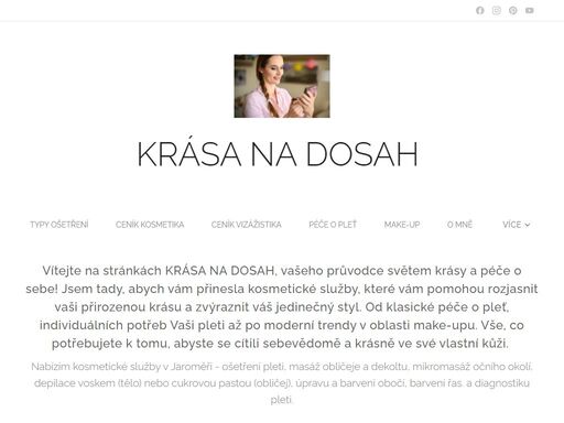 kosmetika, kosmetika jaroměř, jaroměř, čištění pleti, masáž obličeje, ultrazvuková špachtle, maska, alginátová maska, diagnostika pleti, vizážistika, svatební líčení, fotomake-up, kurzy líčení kosmetika jaroměř