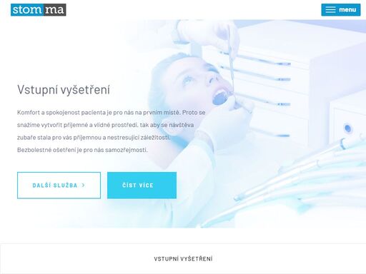 zubní klinika stomma poskytuje pacientům komplexní péči přes ortodoncii, zubní náhrady, zubní implantáty, léčba dásní po běžné praktické zubní lékařství.