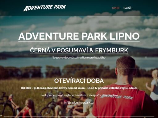 provozujeme paintballové hřiště, lanové centrum, yachting, longboard, lukostřelbu, paddleboarding. půjčujeme koloběžky a kola.pro děti od 10 let a dospělé. v rámci zimní sezóny pořádáme lyžařskou školu ve frymburku