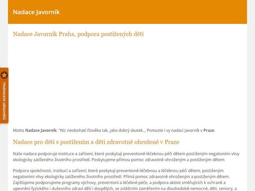 nadace javorník