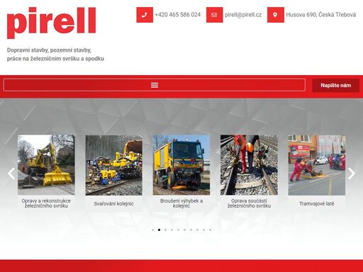 dopravní stavby, pozemní stavby, práce na železničním svršku a spodku.