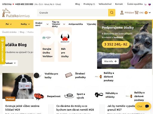 špičková přírodní krmiva pro psy a kočky - to je základ naší nabídky. prodej z velkoobchodního skladu. zboží odesíláme ihned. doprava zdarma. poskytujeme poradenství v oblasti výživy psů a koček.