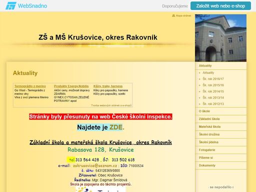 malotřídní základní škola a mateřská škola