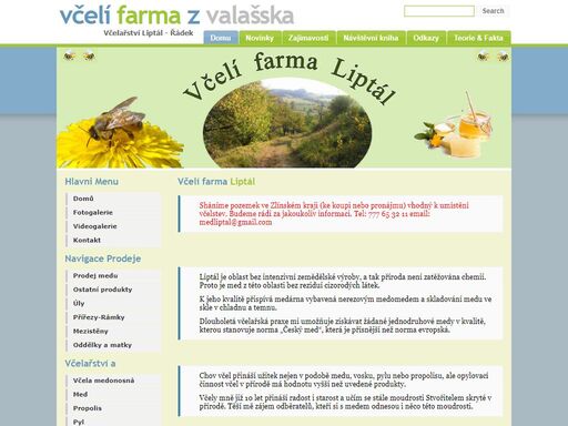 včelařství řádek, včelařství liptál; poblíž města vsetín, zlín, prodej medu ze dvora.