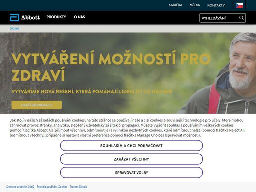 zjistěte více o společnosti abbott, globální společnosti působící v oblasti zdravotnické péče, která provádí inovativní výzkum a vyrábí produkty pro lidské zdraví v každé životní etapě.
