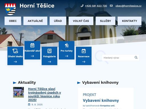 obec horní těšice