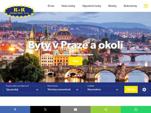 každý den stovky nových nemovitostí, reality. nemovitosti na prodej či pronájem v každém místě. přehledný katalog realit.