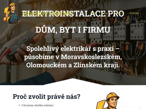 elektroinstalace pro dům, byt i firmu. spolehlivý elektrikář s praxí – působíme v moravskoslezském, olomouckém a zlínském kraji.