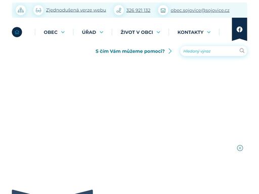 oficiální stránky obce sojovice