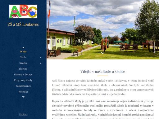 naši školu najdete ve velmi klidném místě v obci loukovec. v jedné budově sídlí kromě základní školy také mateřská škola a obecní úřad. nechybí ani školní jídelna. v základní škole vzděláváme žáky od 1. do 5. ročníku ve dvou samostatných třídách. mateřská škola má kapacitu 26 míst a je jednotřídní.