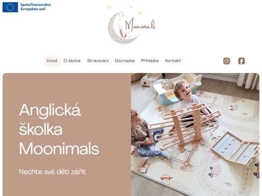 anglická školka moonimals je láskyplný a respektující prostor, kde uvolněný a přirozený přístup ke vzdělávání a vývoji umožňuje dětem svobodně si hrát, objevovat svět kolem sebe a růst