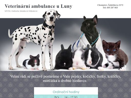 veterinární ambulance chomutov - veterina chomutov - veterinář