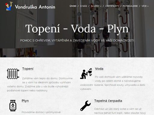 zařídíme vám teplo do domu. domluvíme se s vámi na ideálním způsobu vyhřívání vašeho domu. zvážíme zda u vás bude výhodnější podlahové topení nebo radiátory.